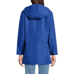 School Uniform Women's Waterproof Hooded Packable Rain Jacket