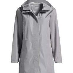 School Uniform Women's Waterproof Hooded Packable Rain Jacket