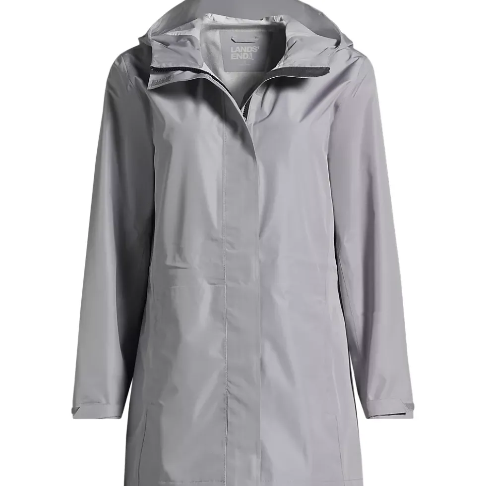 School Uniform Women's Waterproof Hooded Packable Rain Jacket