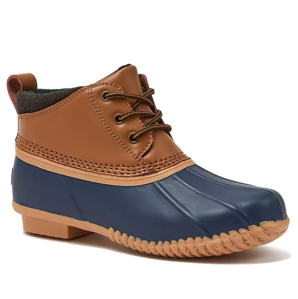 School Uniform Women's Waterproof Ankle Duck Boots