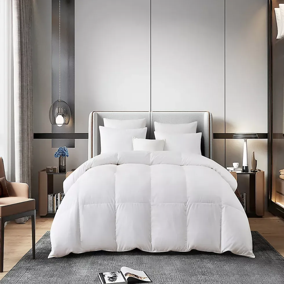 Serta All Seasons Cotton Blend European Down Comforter