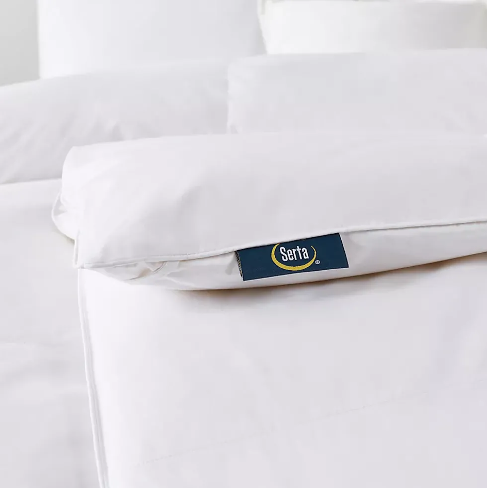 Serta All Seasons Cotton Blend European Down Comforter