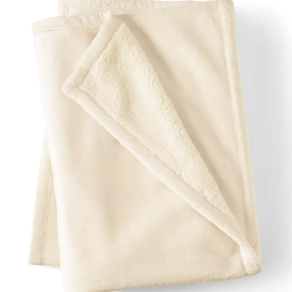 Sherpa Fleece Throw Blanket