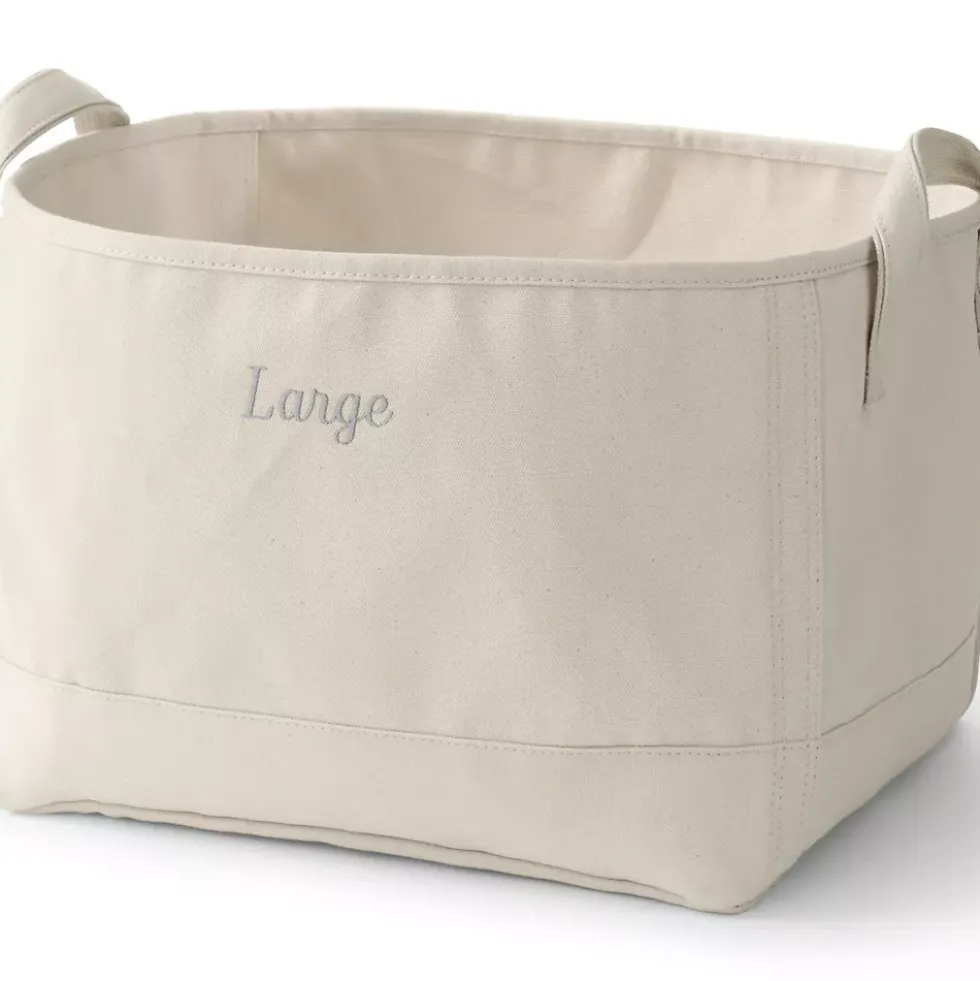 Small Canvas Storage Tote