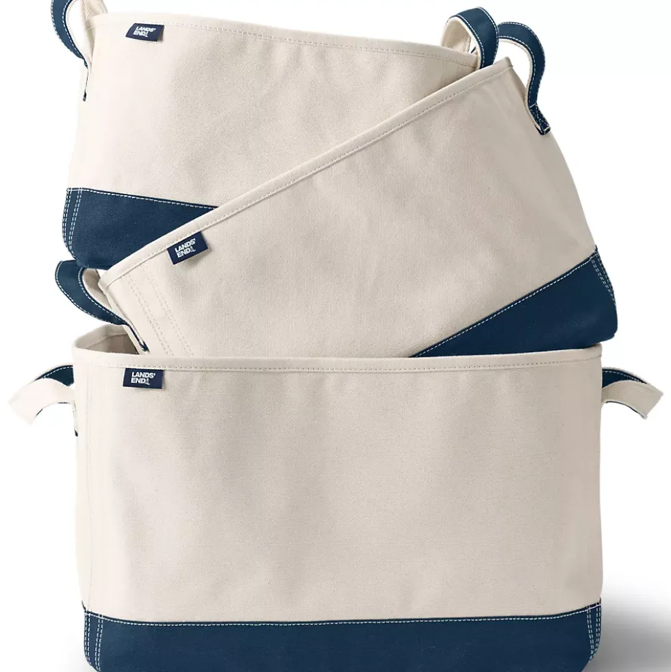 Small Canvas Storage Tote