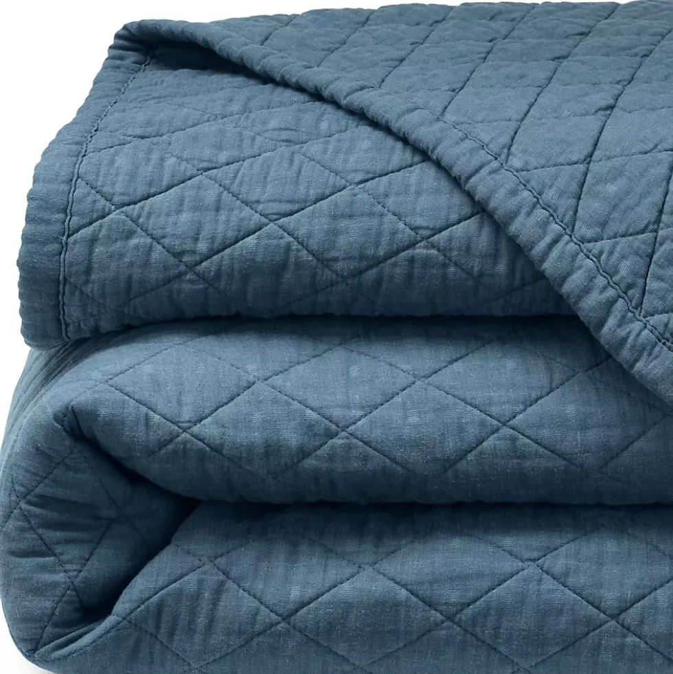 Solid Diamond Double Voile Quilt