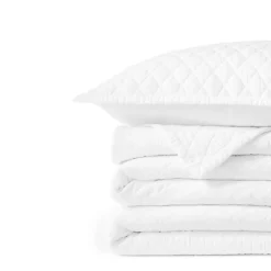 Solid Diamond Double Voile Quilt