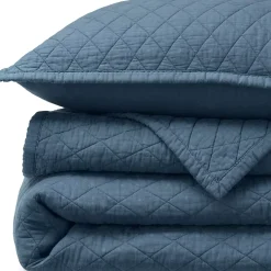 Solid Diamond Double Voile Quilt