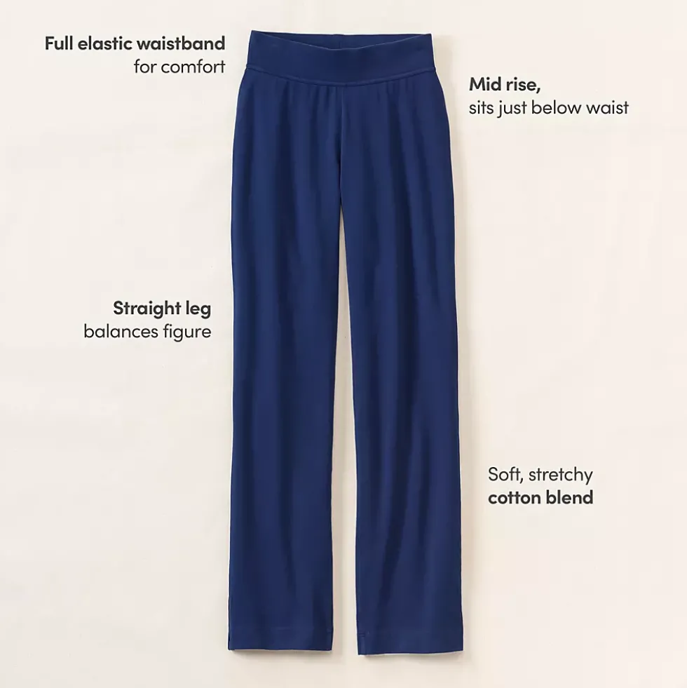 Starfish Mid Rise Straight Leg Pants