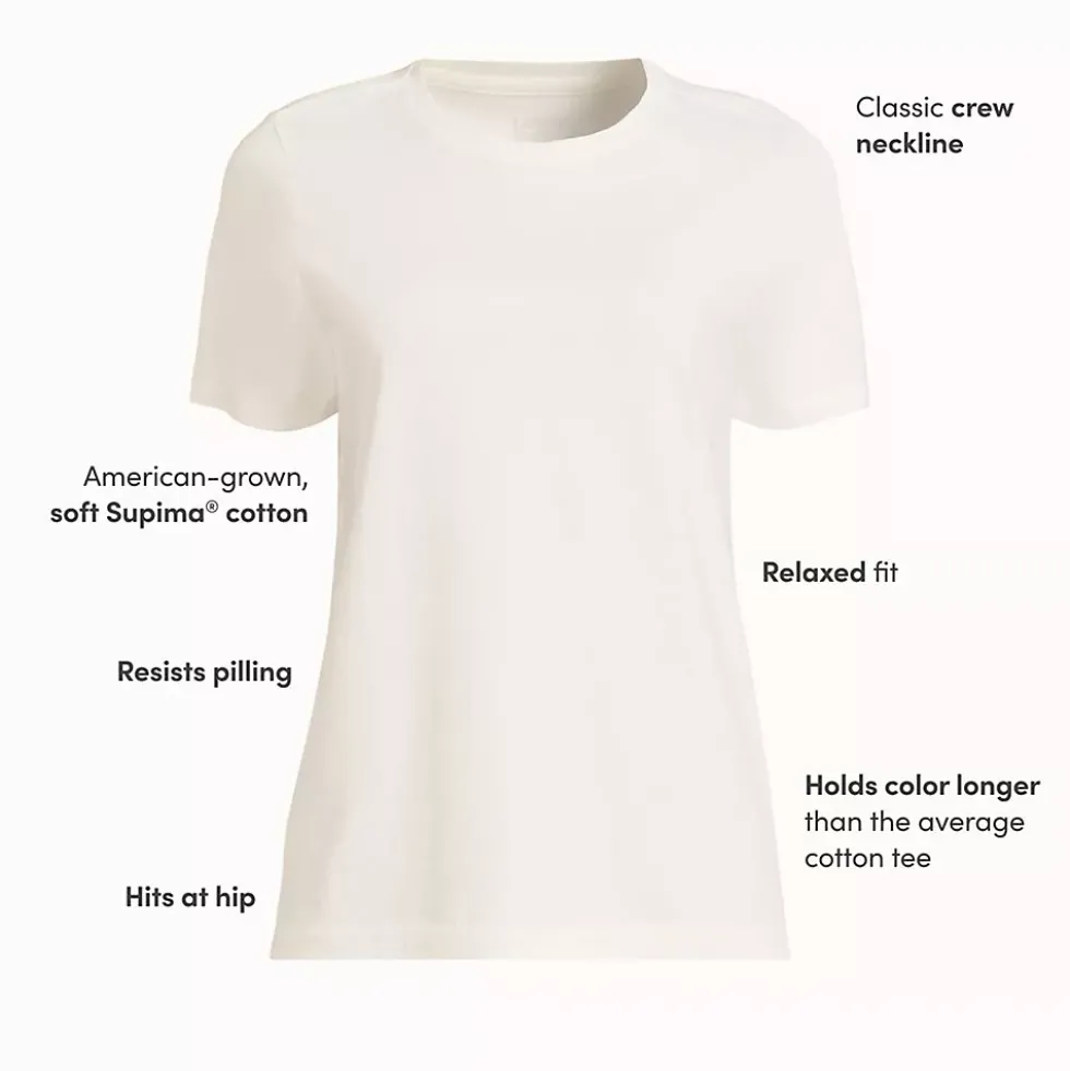 Supima Cotton Crewneck T-Shirt