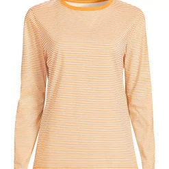 Supima Cotton Long Sleeve Crewneck T-Shirt