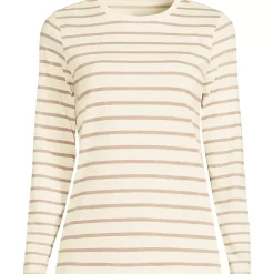 Supima Cotton Long Sleeve Crewneck T-Shirt