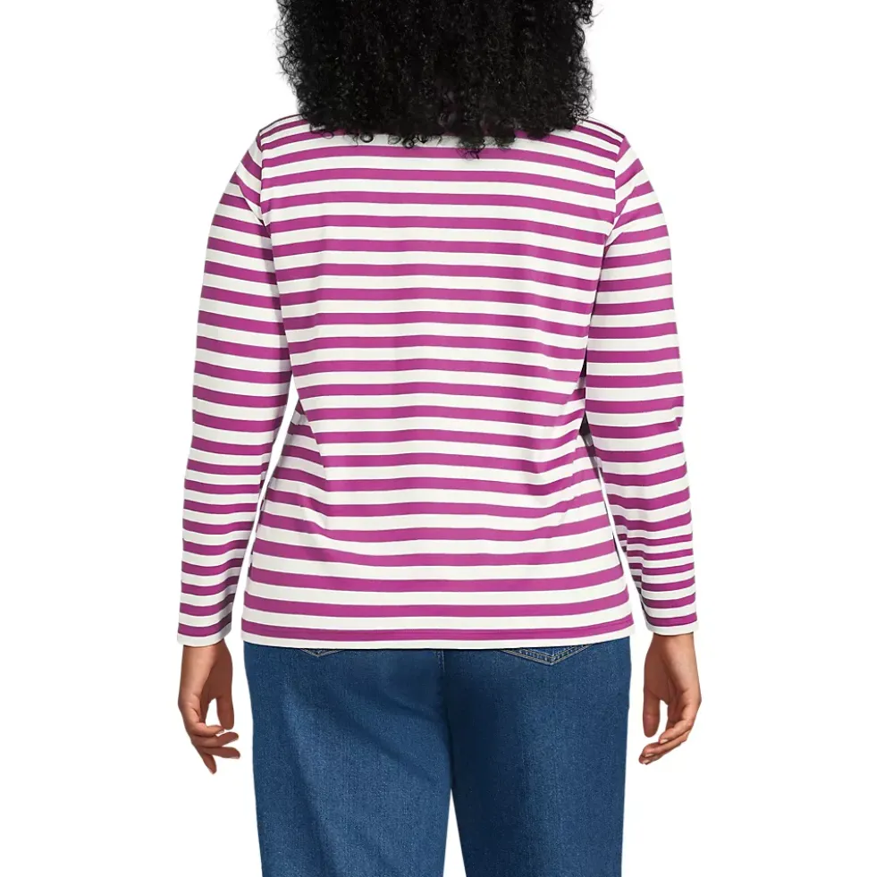 Supima Cotton Long Sleeve Crewneck T-Shirt