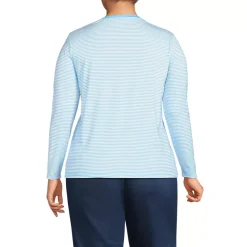 Supima Cotton Long Sleeve Crewneck T-Shirt