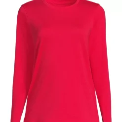 Supima Cotton Long Sleeve Crewneck T-Shirt