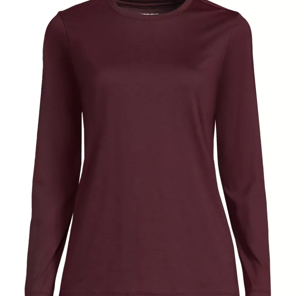 Supima Cotton Long Sleeve Crewneck T-Shirt