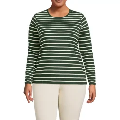 Supima Cotton Long Sleeve Crewneck T-Shirt