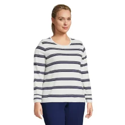 Supima Cotton Long Sleeve Crewneck T-Shirt