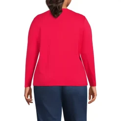 Supima Cotton Long Sleeve Crewneck T-Shirt