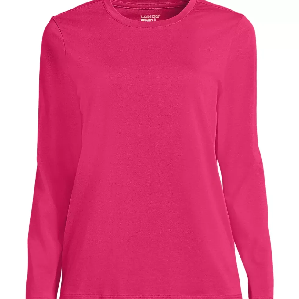 Supima Cotton Long Sleeve Crewneck T-Shirt