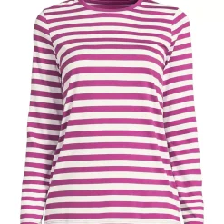 Supima Cotton Long Sleeve Crewneck T-Shirt