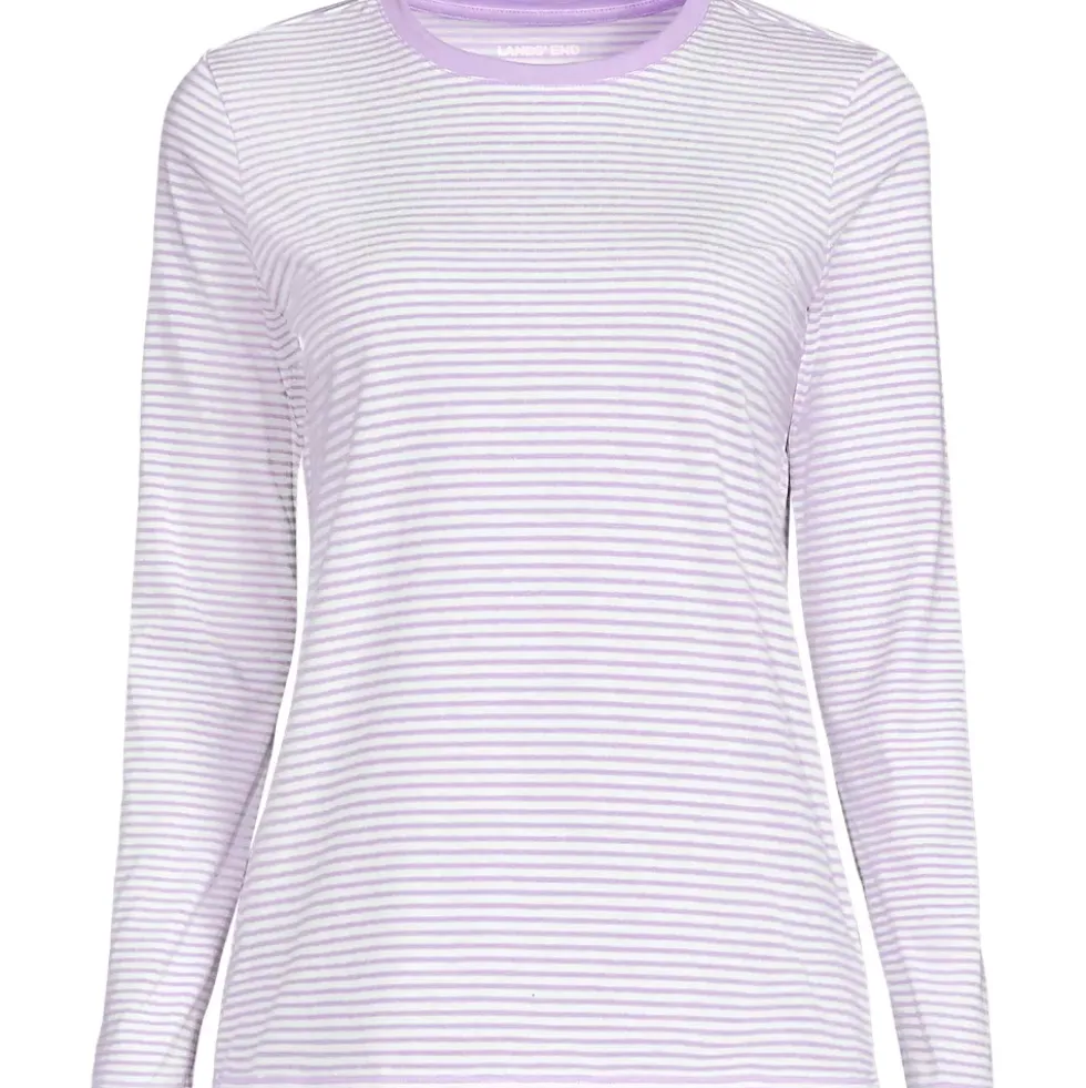 Supima Cotton Long Sleeve Crewneck T-Shirt