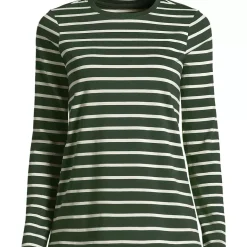 Supima Cotton Long Sleeve Crewneck T-Shirt