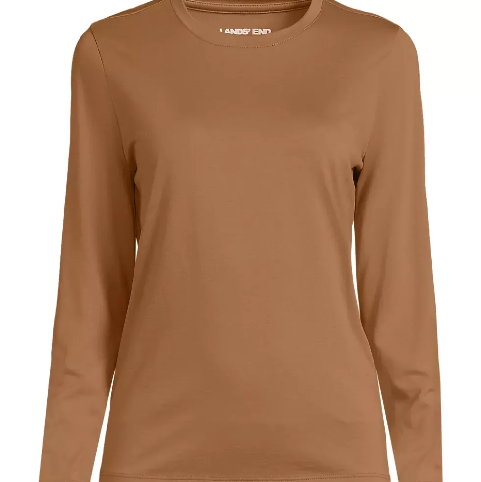 Supima Cotton Long Sleeve Crewneck T-Shirt