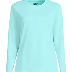 Supima Cotton Long Sleeve Crewneck T-Shirt