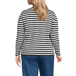 Supima Cotton Long Sleeve Crewneck T-Shirt