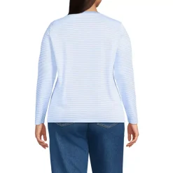 Supima Cotton Long Sleeve Crewneck T-Shirt
