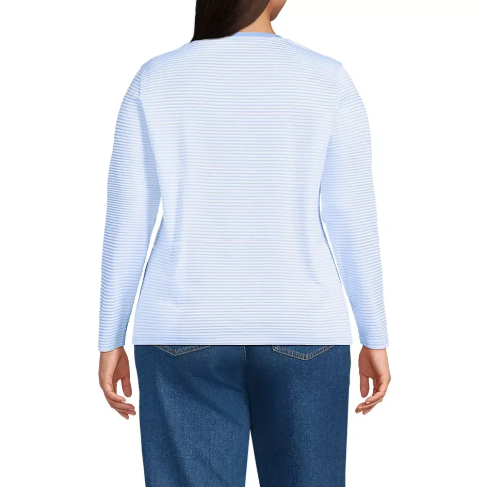Supima Cotton Long Sleeve Crewneck T-Shirt