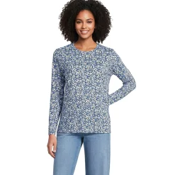 Supima Cotton Long Sleeve Crewneck T-Shirt