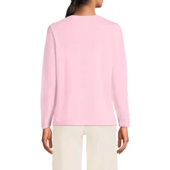 Supima Cotton Long Sleeve Crewneck T-Shirt