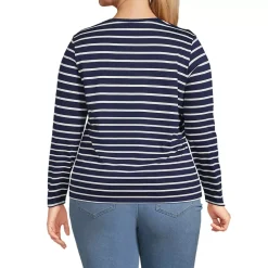 Supima Cotton Long Sleeve Crewneck T-Shirt