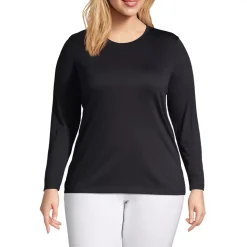 Supima Cotton Long Sleeve Crewneck T-Shirt