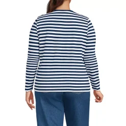 Supima Cotton Long Sleeve Crewneck T-Shirt