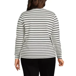 Supima Cotton Long Sleeve Crewneck T-Shirt