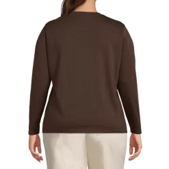 Supima Cotton Long Sleeve Crewneck T-Shirt