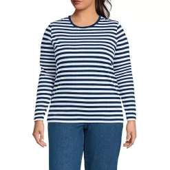 Supima Cotton Long Sleeve Crewneck T-Shirt