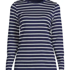Supima Cotton Long Sleeve Crewneck T-Shirt