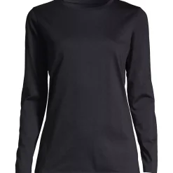 Supima Cotton Long Sleeve Crewneck T-Shirt