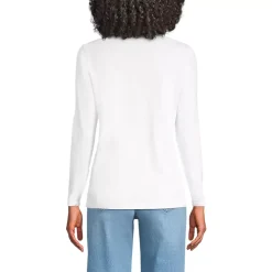 Supima Cotton Long Sleeve Crewneck T-Shirt