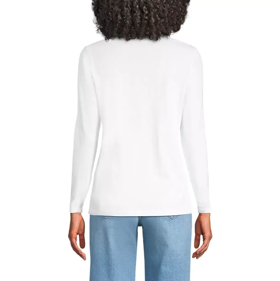 Supima Cotton Long Sleeve Crewneck T-Shirt