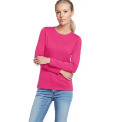 Supima Cotton Long Sleeve Crewneck T-Shirt