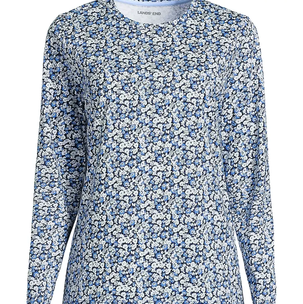 Supima Cotton Long Sleeve Crewneck T-Shirt