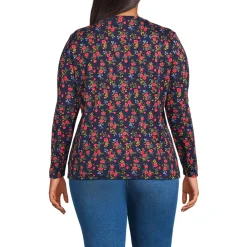Supima Cotton Long Sleeve Crewneck T-Shirt
