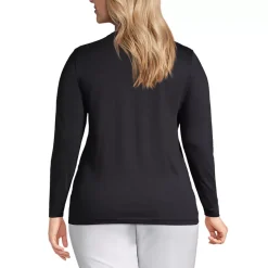 Supima Cotton Long Sleeve Crewneck T-Shirt