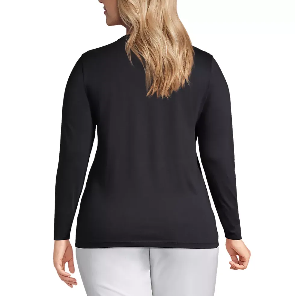 Supima Cotton Long Sleeve Crewneck T-Shirt