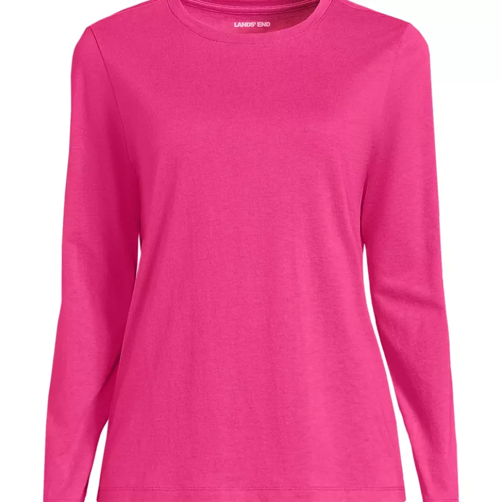 Supima Cotton Long Sleeve Crewneck T-Shirt